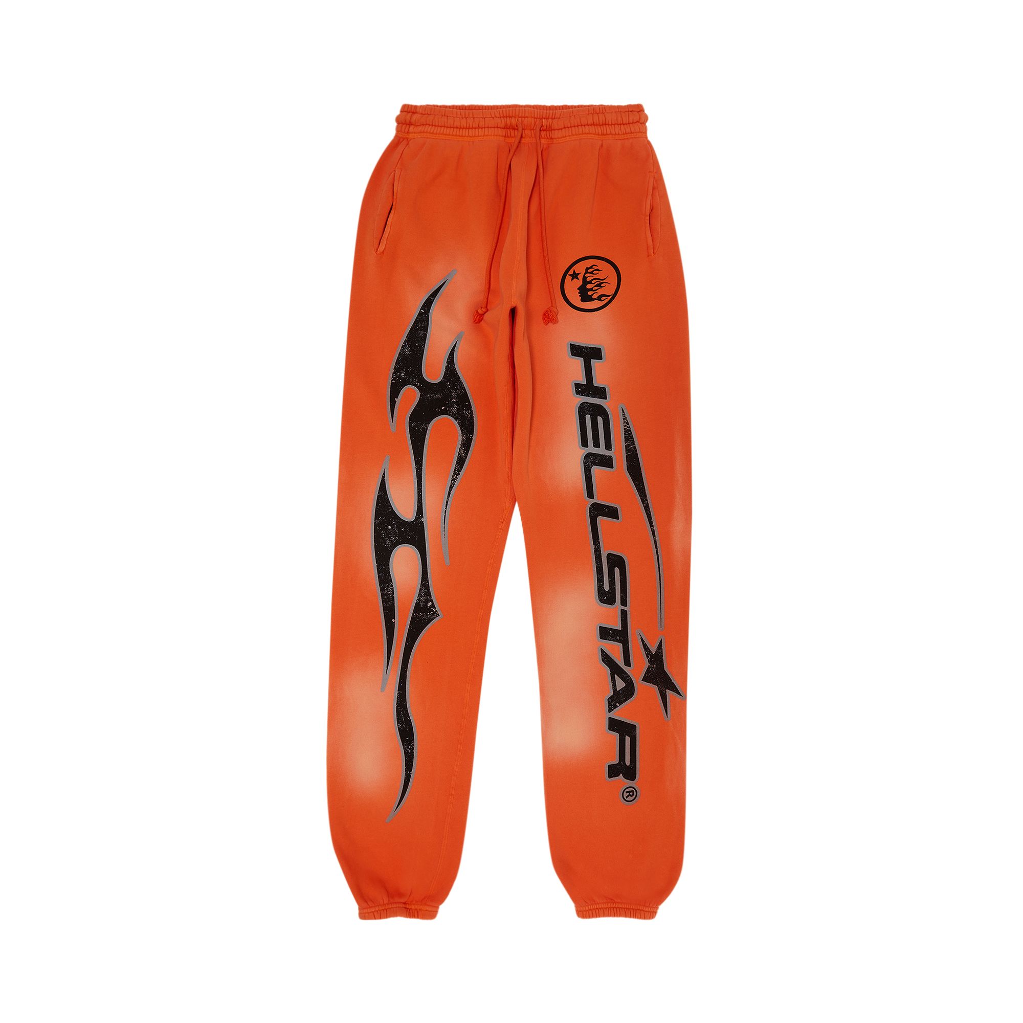 Hellstar Fire Sweatpants 'Orange Dye' | Men's Size XL
