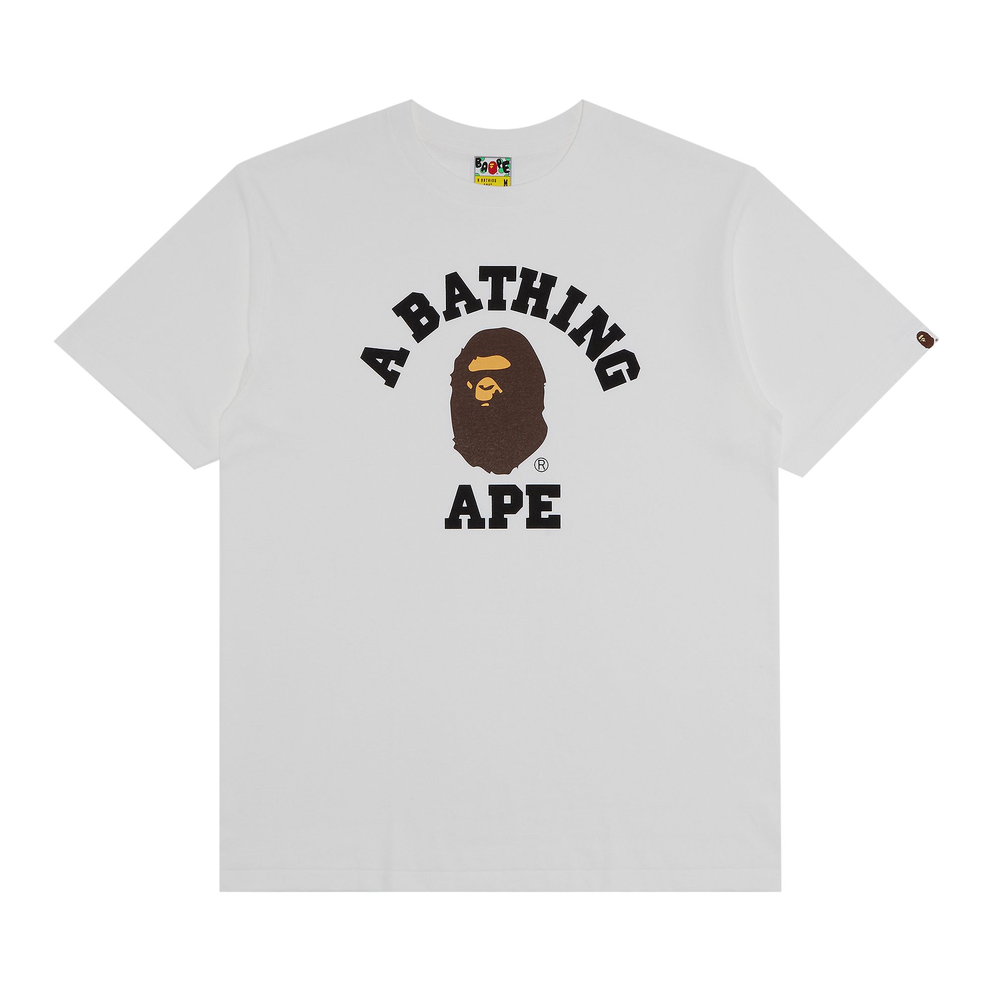 BAPE BAPE COLLEGE TEE 'WHITE'