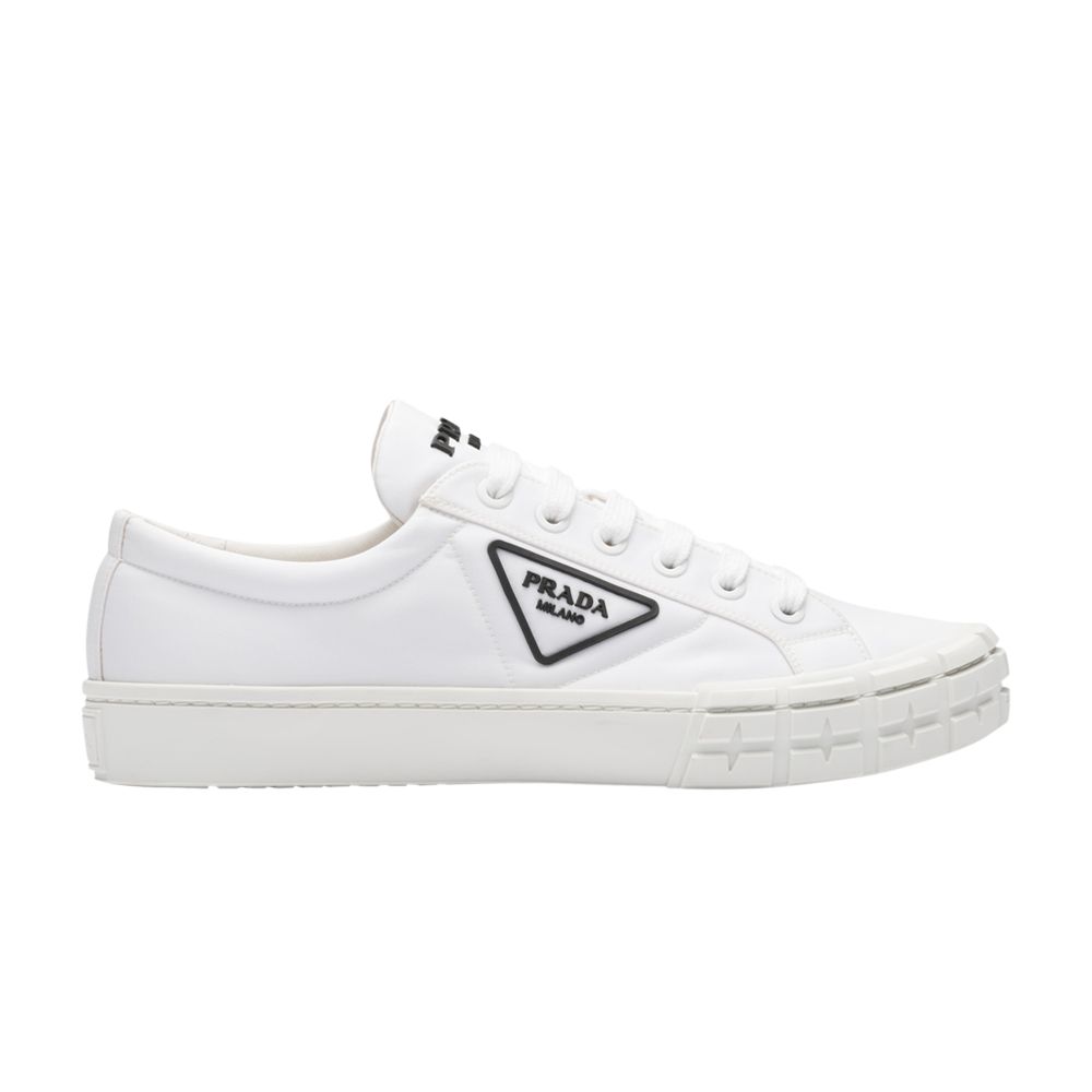 Pre-owned Prada Cassetta Wheel 'white Nylon' 2021