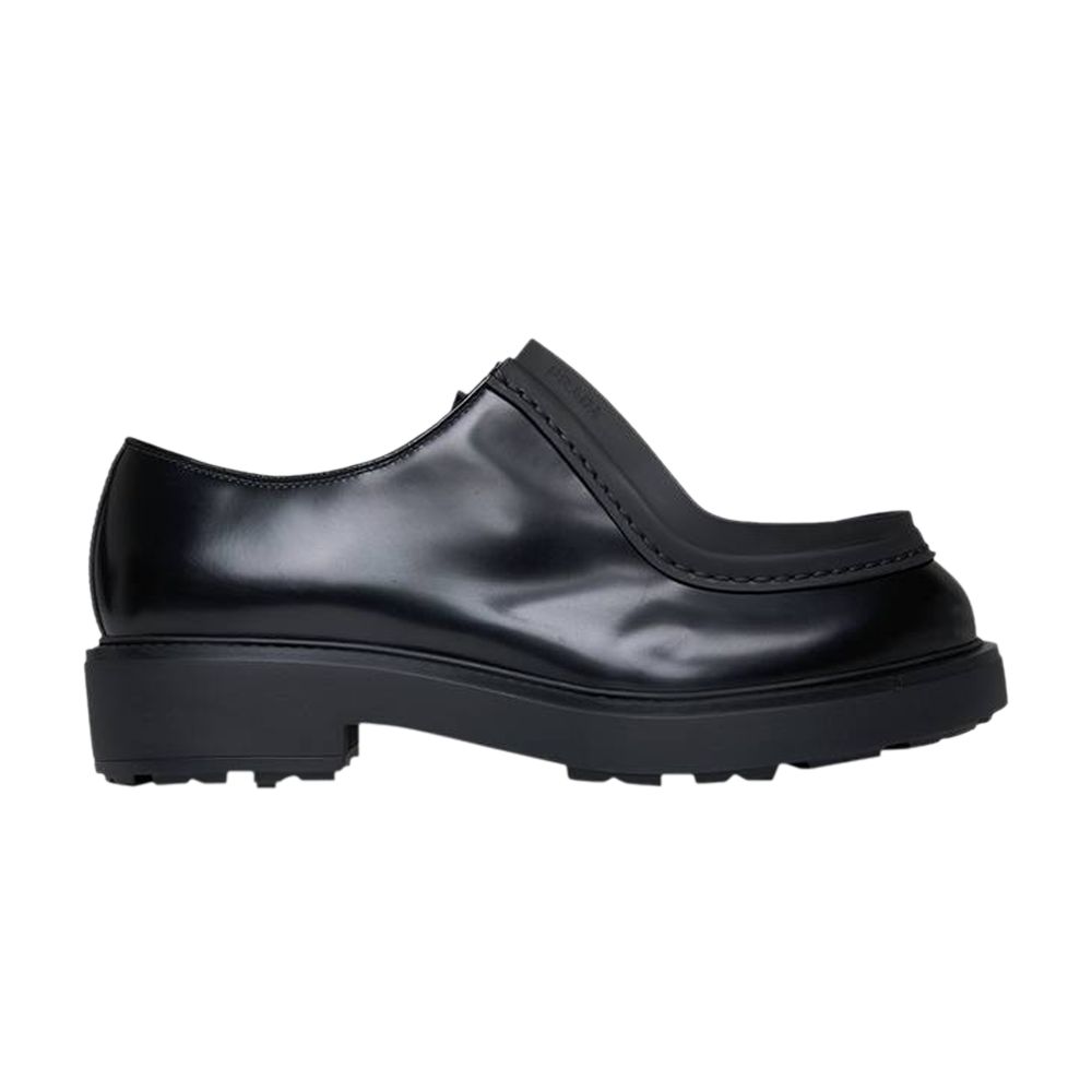 Pre-owned Prada Diapason Opaque Brushed Leather Lace-up 'black' | Men's Size 9
