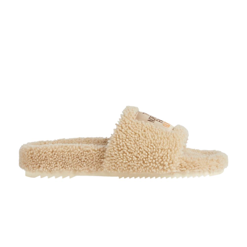 Pre-owned Gucci The North Face X  Wmns Merino Wool Slide 'butterscotch' | Cream | Women's Size 9