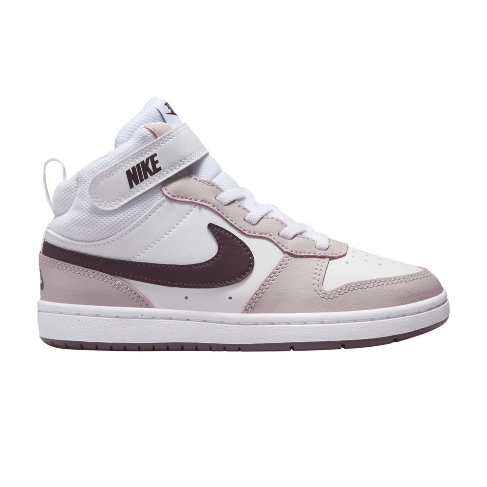 Pre-owned Nike Court Borough Mid 2 Psv 'platinum Violet Burgundy Crush' | Purple | Kid's Size 5