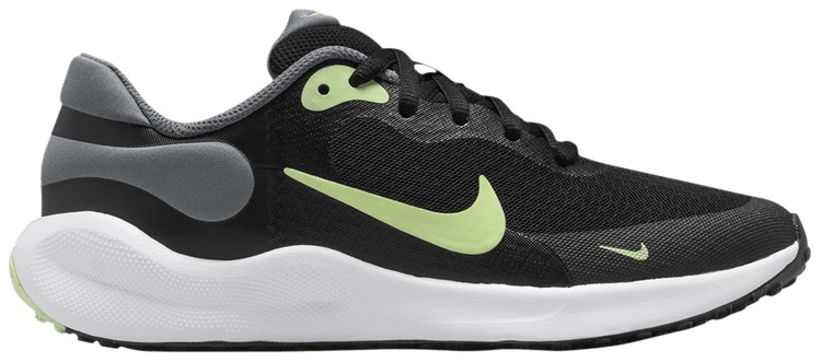 Nike Revolution 7 GS Black Barely Volt