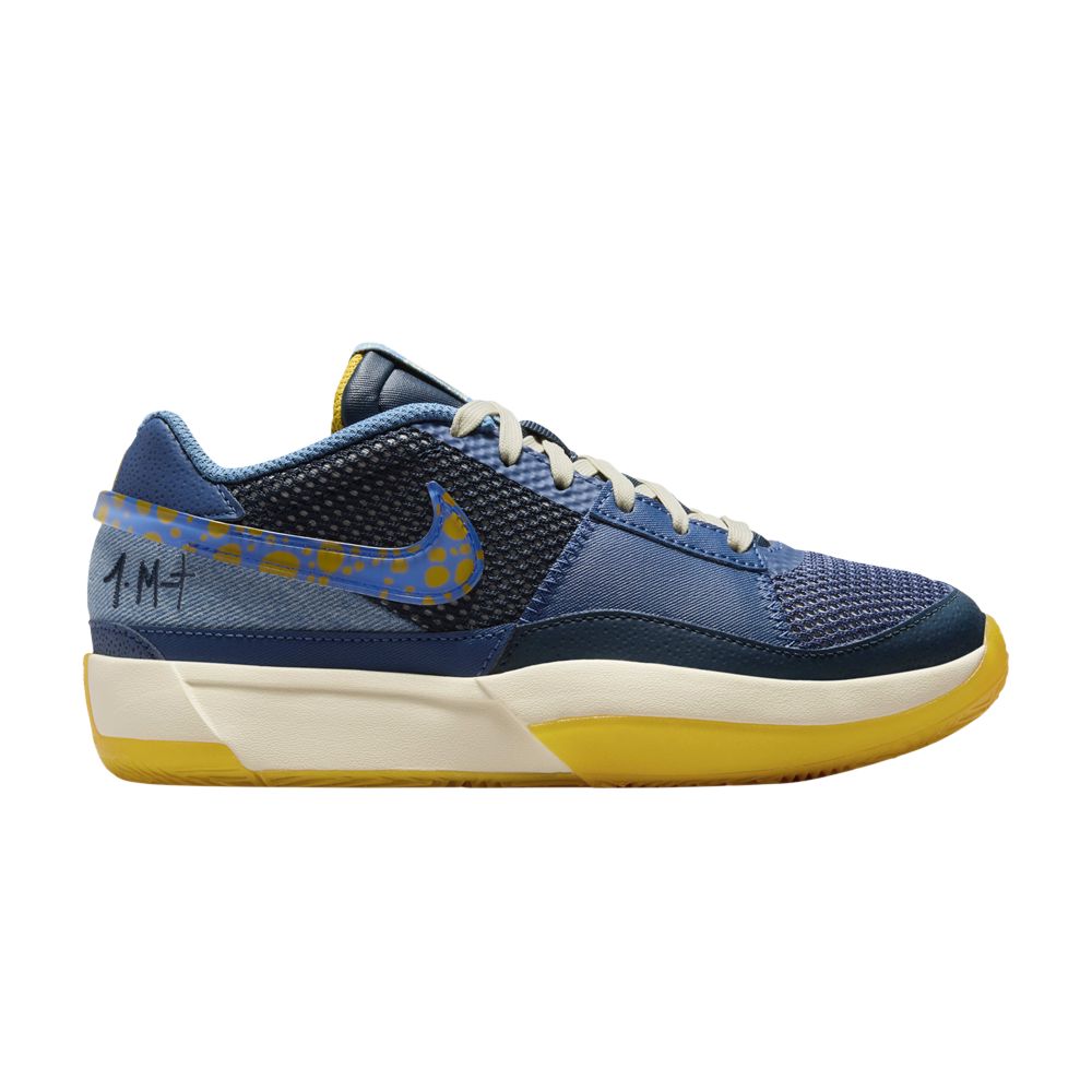 Pre-owned Nike Ja 1 Se Gs 'mystic Navy' | Blue | Kid's Size 2.5