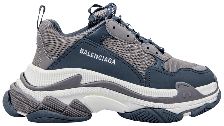 Size 9.0 Balenciaga Triple S Sneaker Dark Grey
