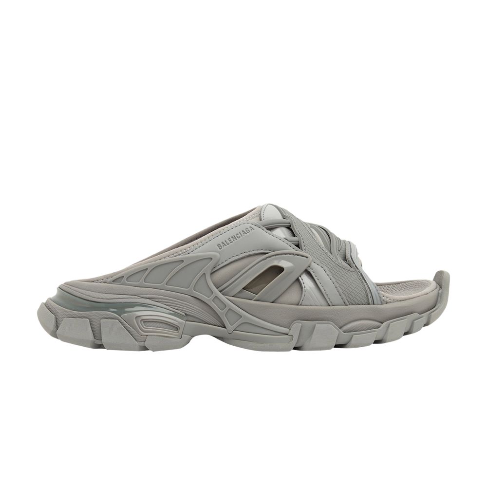 Pre-owned Balenciaga Track Slide Sandal 'grey' | Men's Size 41