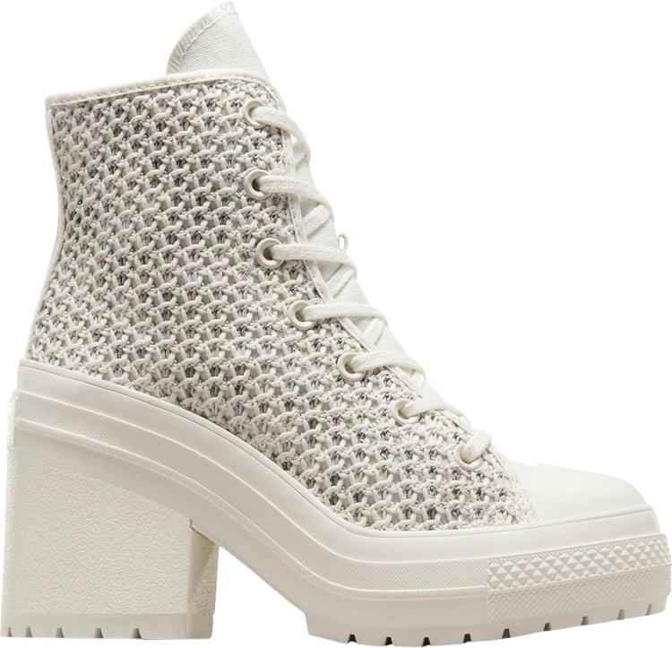 Chuck 70 De Luxe Heel High Egret Knit