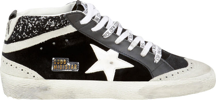 Golden Goose Wmns Mid Star Black Ice White