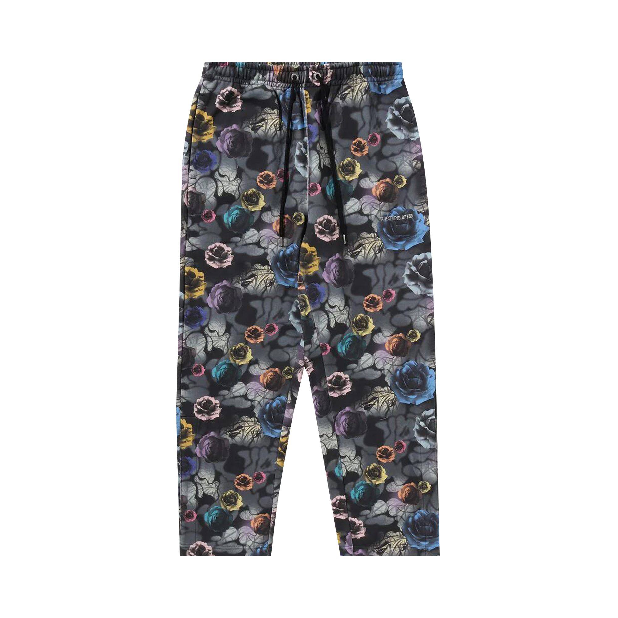 BAPE Floral Camo Sweat Pants 'Black' | Men's Size L