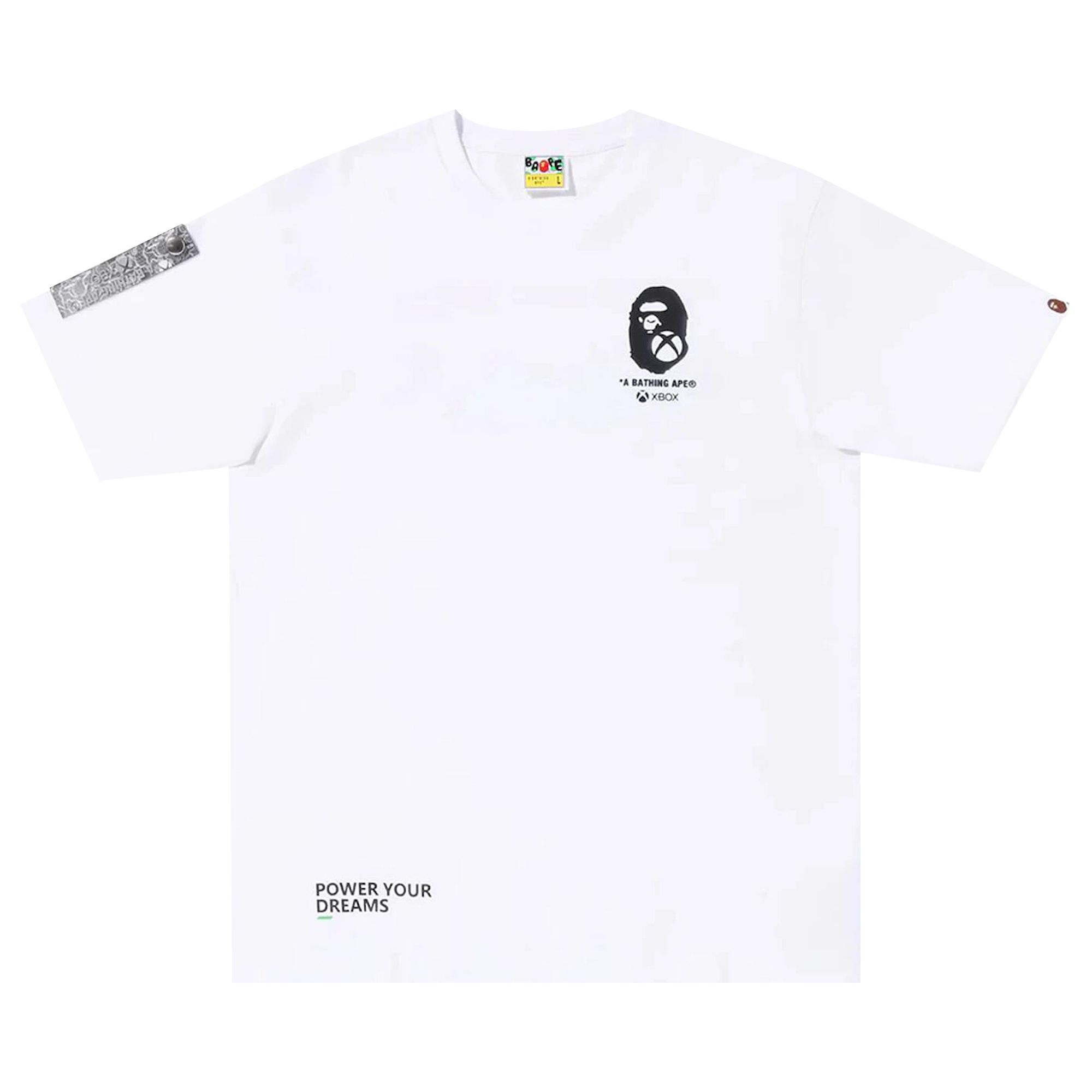 Pre-owned Bape X Xbox Tee 'white' | Men's Size M
