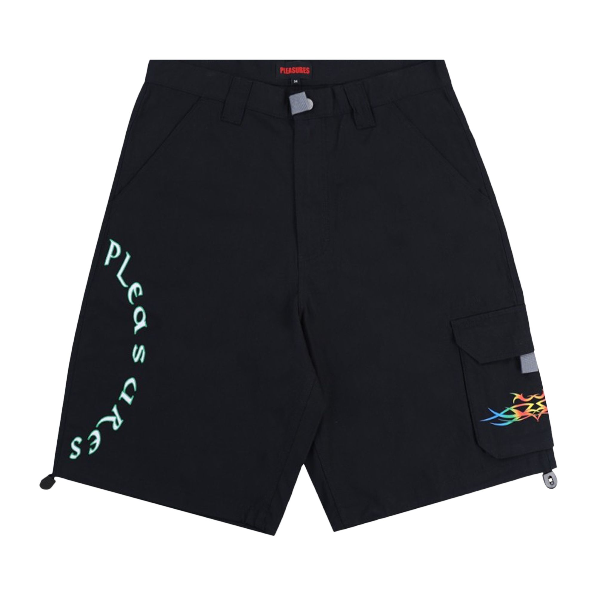 Pleasures Adventure Cargo Shorts 'Black' | Men's Size 32