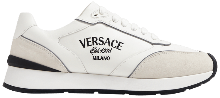 Buy Versace Milano Runner White 1014457 1A10050 1W010 GOAT UK