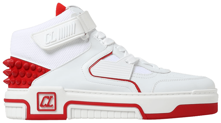 Buy Christian Louboutin Astroloubi Mid 'White Red' - 1240101