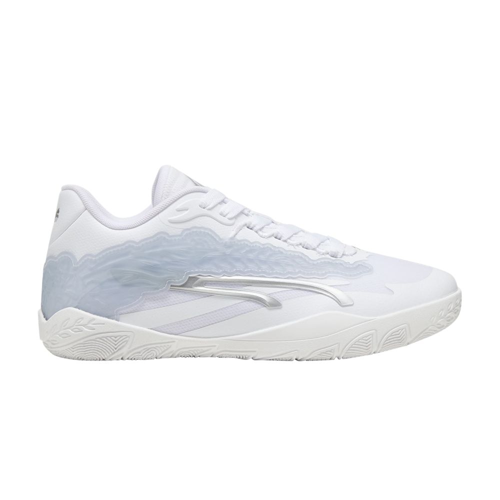 Pre-owned Puma Wmns Stewie 3 Team 'white Silver'