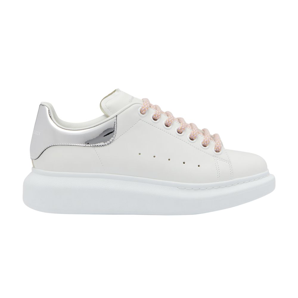 Pre-owned Alexander Mcqueen Wmns Oversized Sneaker 'white Silver Pink' | Women's Size 38