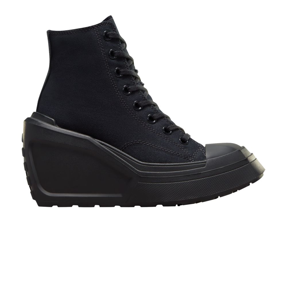 Converse Wmns Chuck 70 De Luxe Wedge Platform High 'Triple Black' | Women's Size 7.5