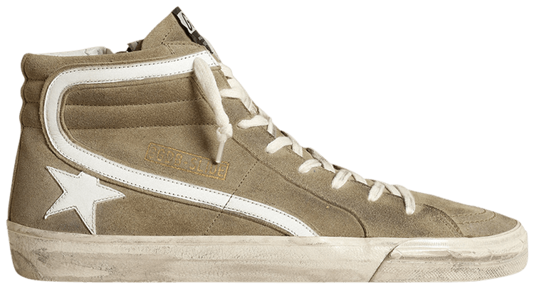 Golden Goose Slide Sneaker Light Green White