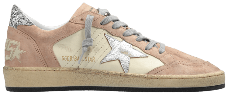 Golden Goose Wmns Ball Star Nougat Silver