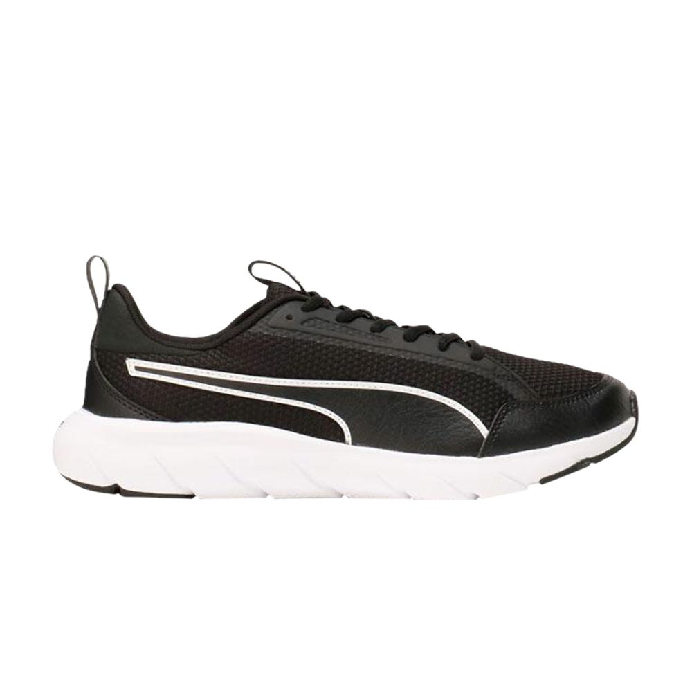 Puma Softride Flex Lace Wide 'Black White' | Men's Size 10.5
