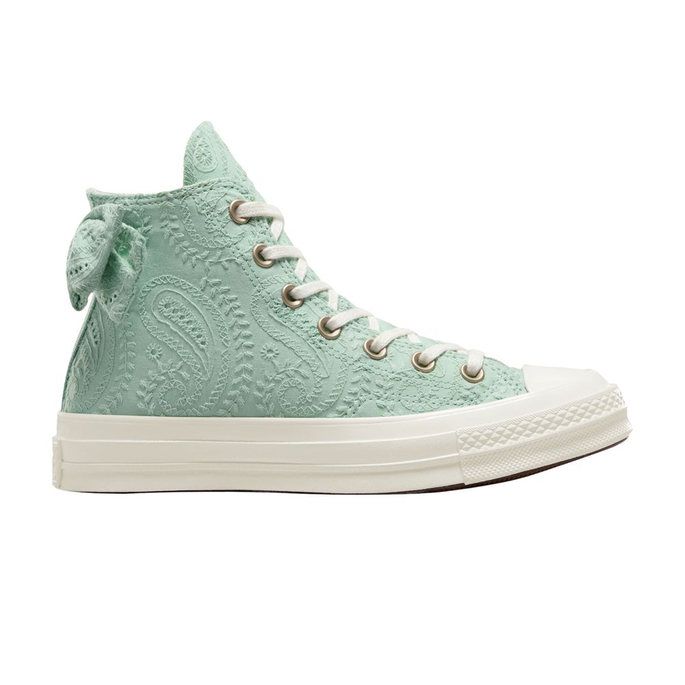Pre-owned Converse Wmns Chuck 70 High 'bow - Sticky Aloe Green'