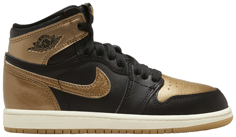 Air Jordan 1 Retro High OG PS Black Gold