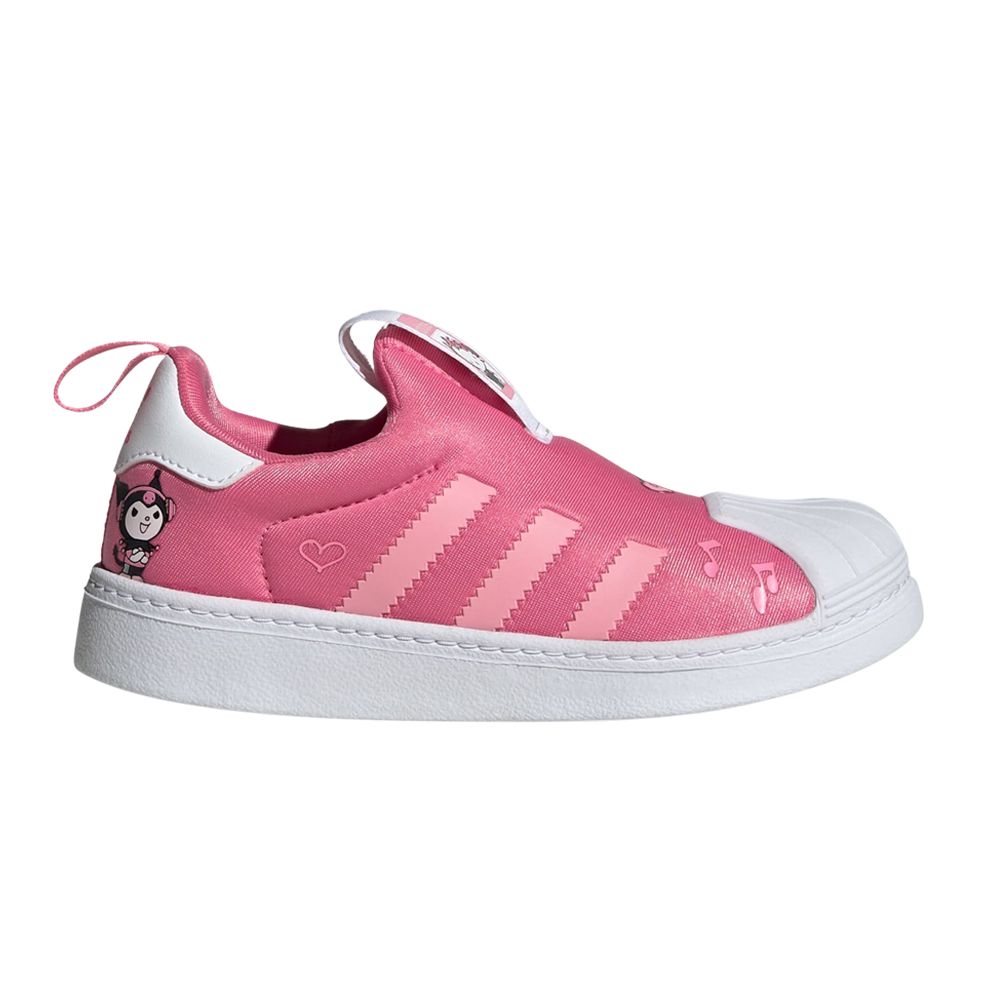 Pre-owned Adidas Originals Adidas Hello Kitty X Superstar 360 C 'kuromi' | Pink | Kid's Size 11.5