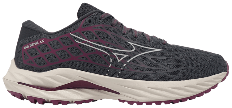 Mizuno Wmns Wave Inspire 20 Grey Purple