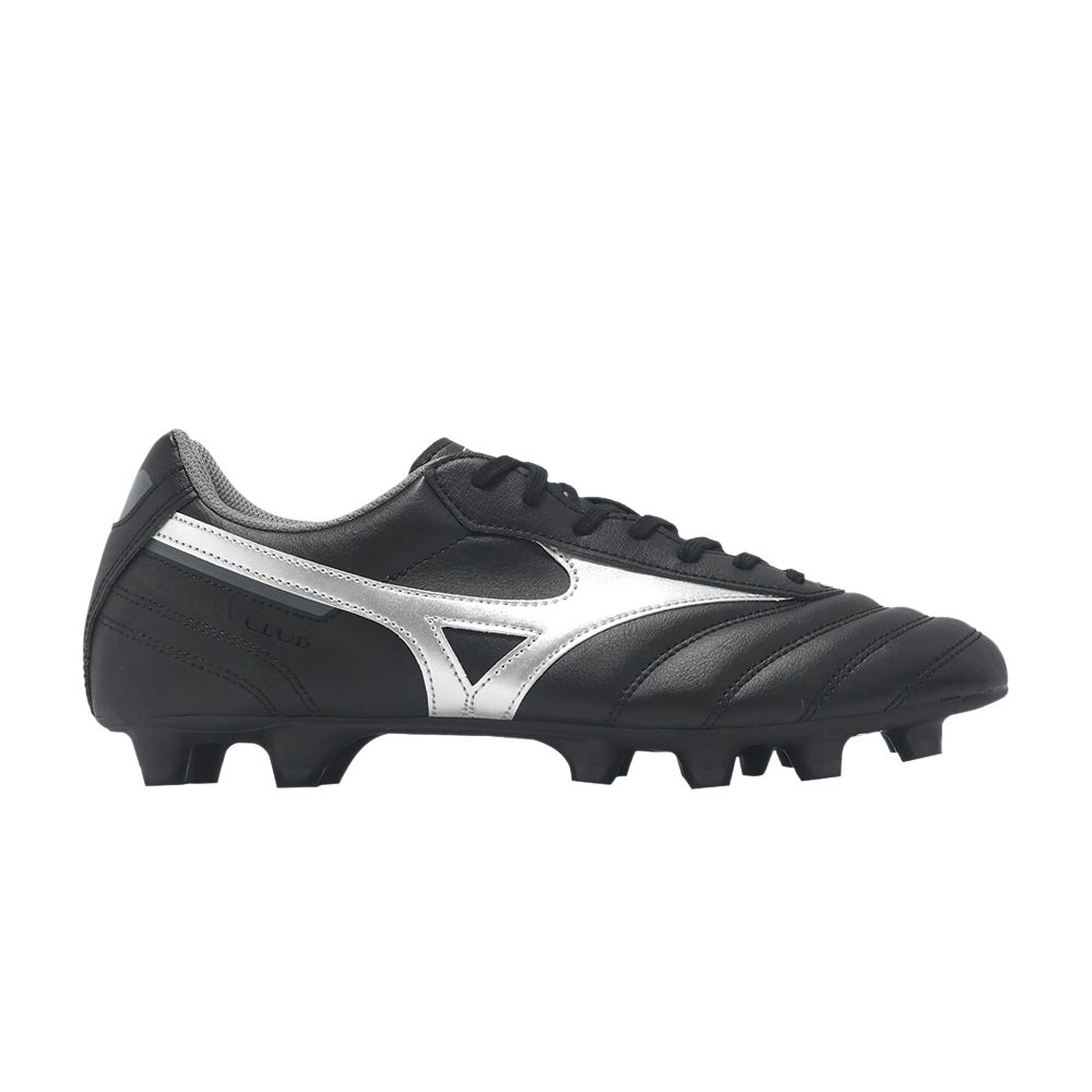 Pre-owned Mizuno Morelia 2 Club 'black Galaxy Silver' | Men's Size 8.5