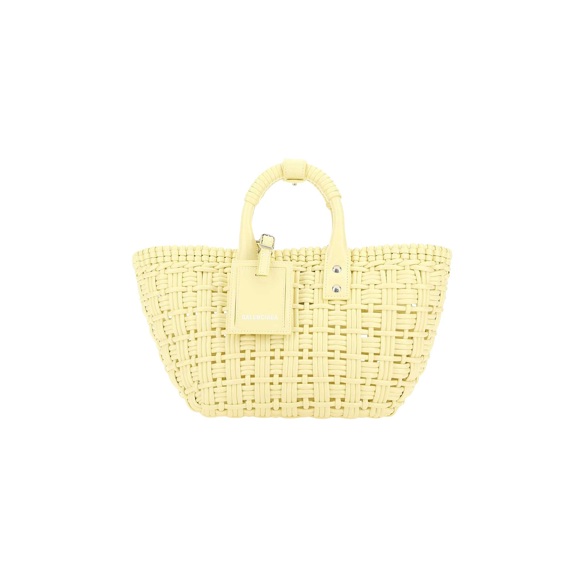 Pre-owned Balenciaga Bistro Xs Basket With Strap 'yellow' | Women's Size Onesize