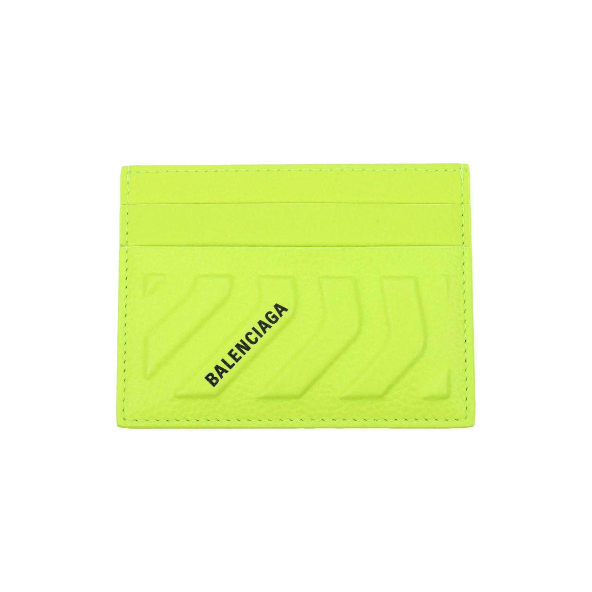 Balenciaga Car Card Holder 'Bright Green' | Men's Size Onesize