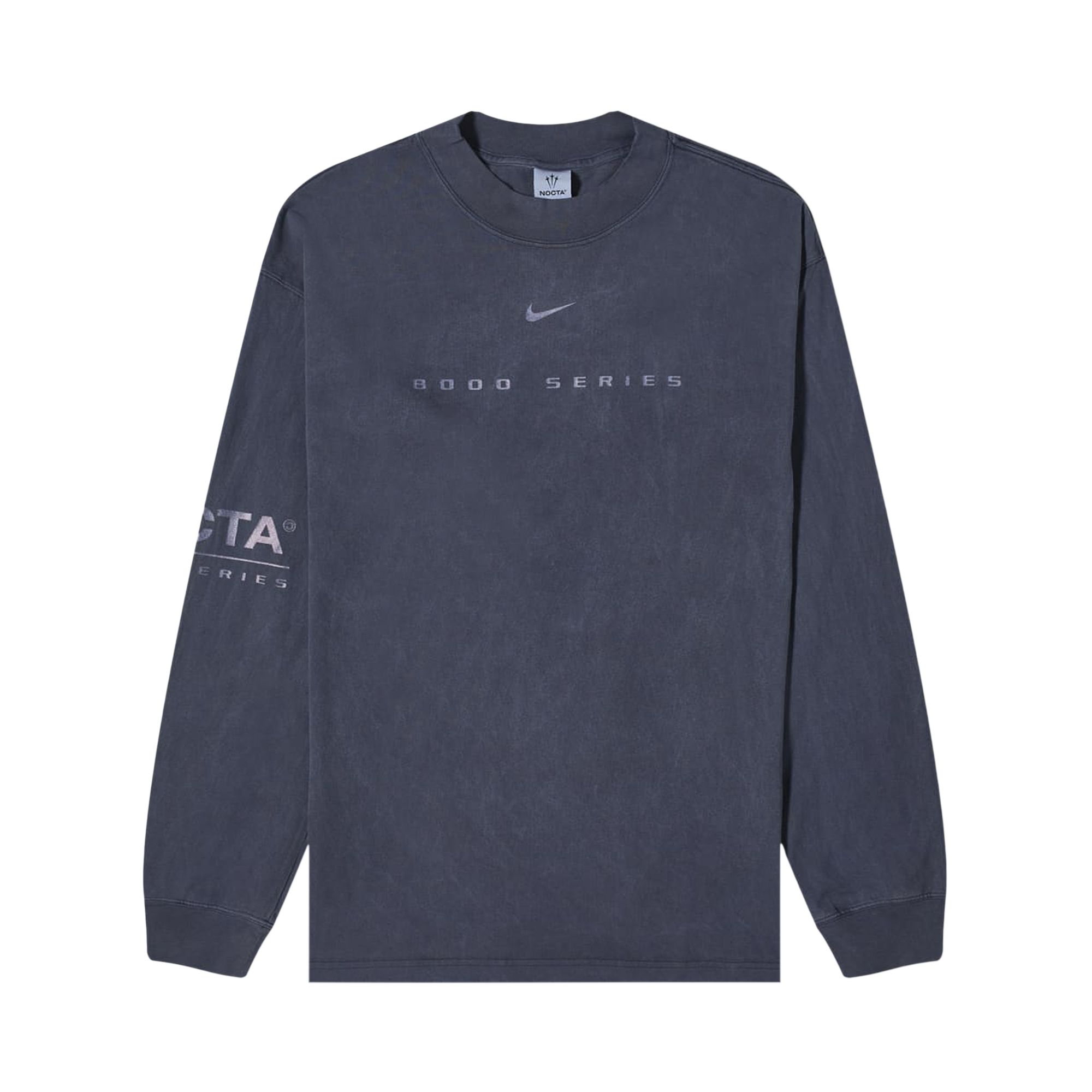 Nike x NOCTA NRG Long-Sleeve Mock Neck T-Shirt 'Dark Obsidian' | Grey | Men's Size S