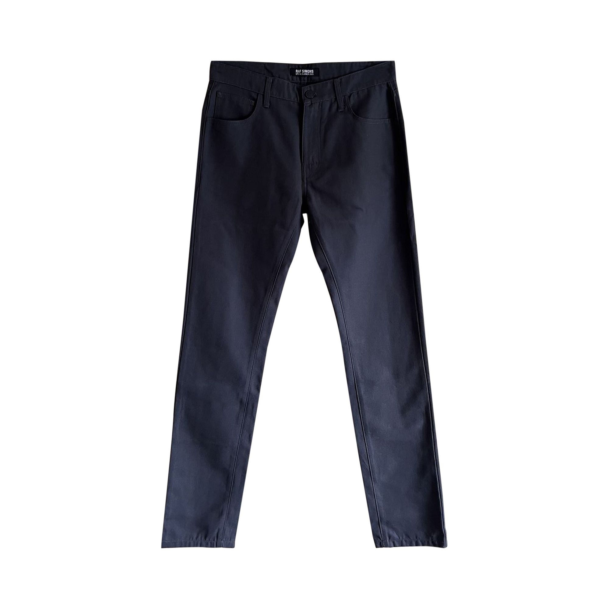 Pre-owned Raf Simons Slim Fit Denim 'dark Grey' | Men's Size 32 In Gray
