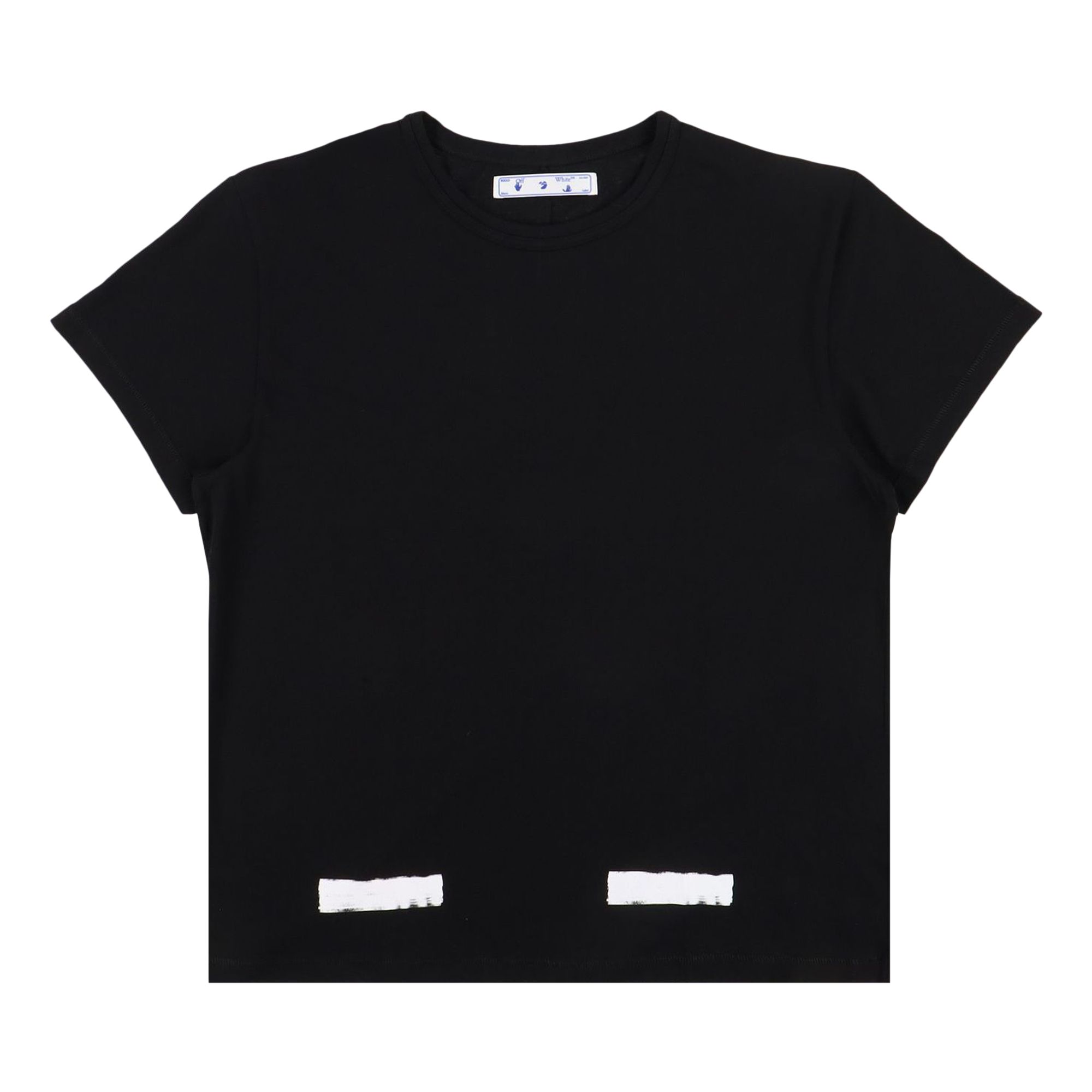 Pre-owned Off-white Brushed Diagnals Short-sleeve Tee 'black' | Men's Size L