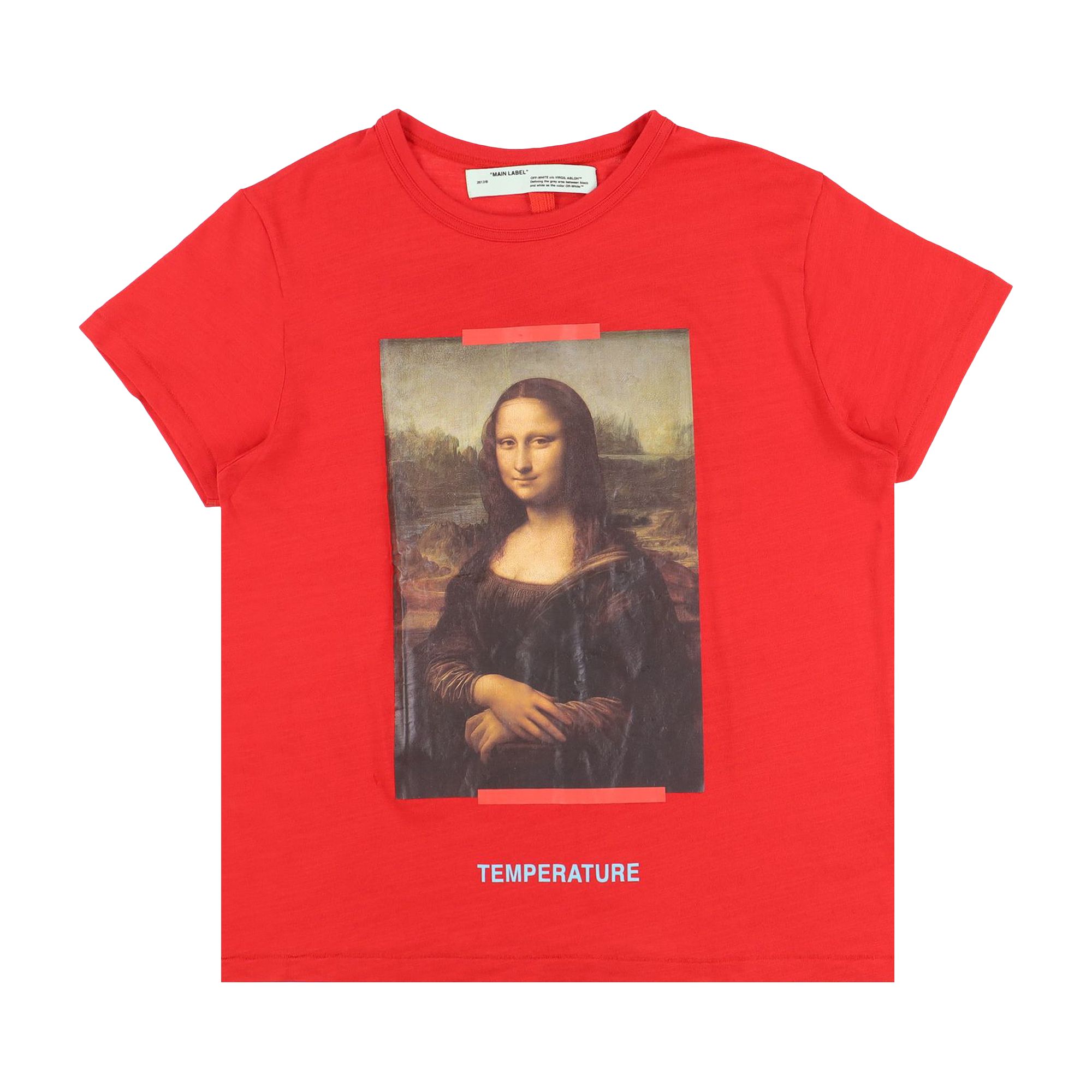 Pre-owned Off-white Temperature Short-sleeve Tee 'red'