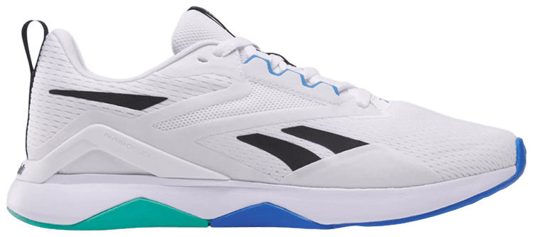 Reebok Nanoflex TR 20 White Black Unleashed Green