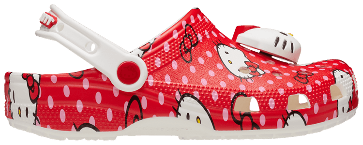 Crocs Hello Kitty x Classic Clog Red Polka Dots