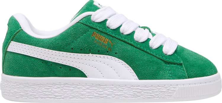 Suede XL Little Kid Archive Green