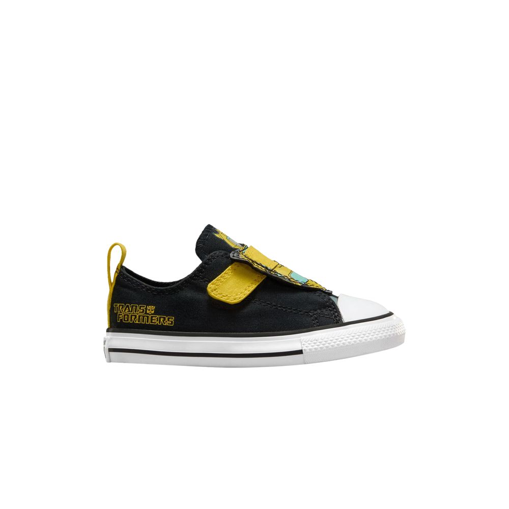 Pre-owned Converse Transformers X Chuck Taylor All Star Easyon Ox Td 'bumblebee' | Black | Infant Size 2