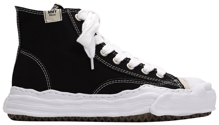 スニーカー MIHARAYASUHIRO SS25 'Hank High' sneakers (A05FW701 BLACK) Buy Maison Mihara Yasuhiro Hank OG Sole Canvas High 'Black