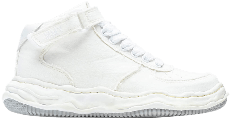Maison Mihara Yasuhiro Wayne OG Sole Washed Canvas High White