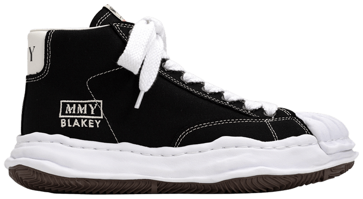 Maison Mihara Yasuhiro Blakey OG Sole Canvas High Black White
