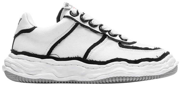 Maison Mihara Yasuhiro Wayne Overhanging Canvas Low White