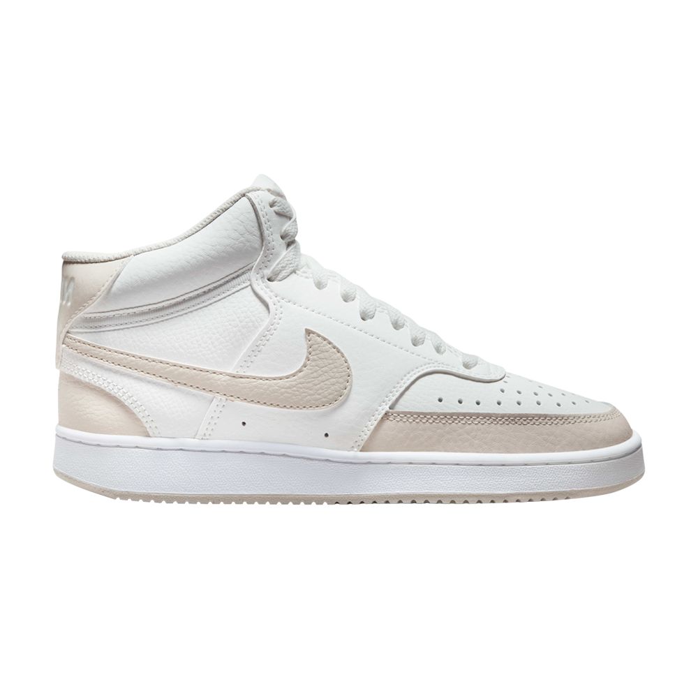 Pre-owned Nike Wmns Court Vision Mid 'white Light Orewood Brown'
