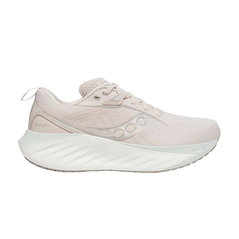 Pre-owned Saucony Wmns Triumph 22 'moon' In Pink