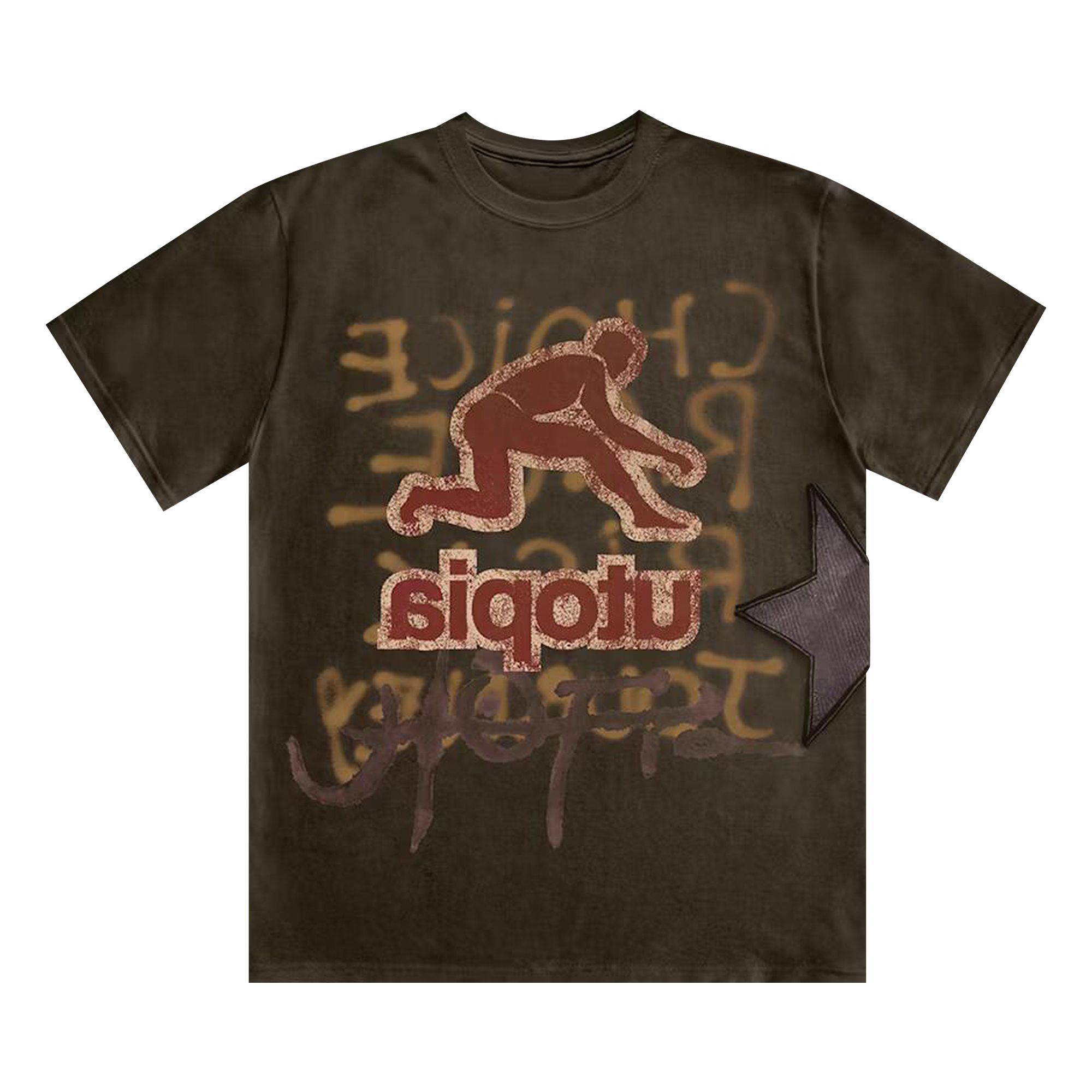 Pre-owned Cactus Jack By Travis Scott T-rexx Short-sleeve Tee 'multicolor' In Brown