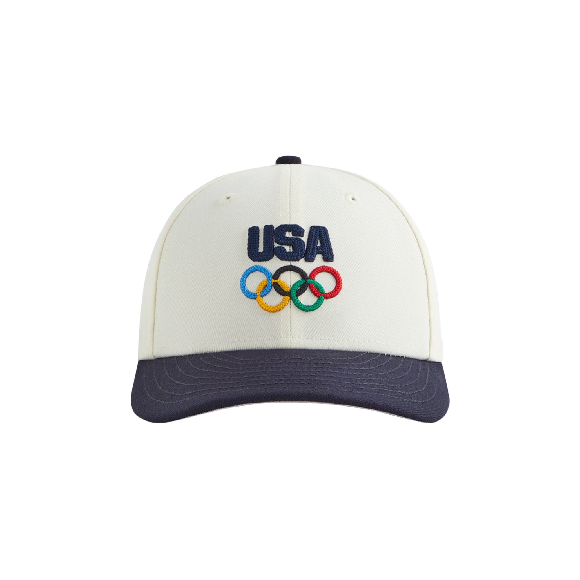 Pre-owned Kith X New Era For Team Usa 59fifty Fitted Low Profile 'nocturnal' | Blue | Men's Size 7.75