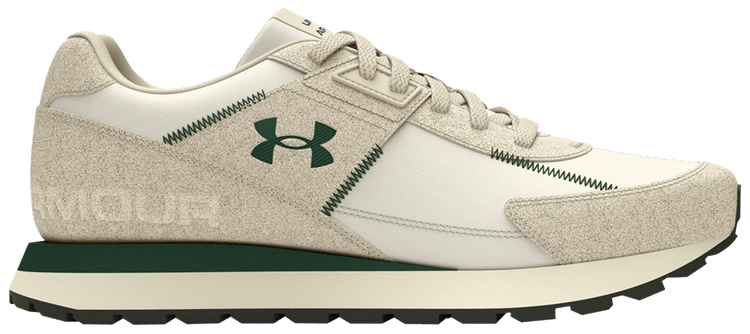 Under Armour Essential Runner White Quartz Forest Green