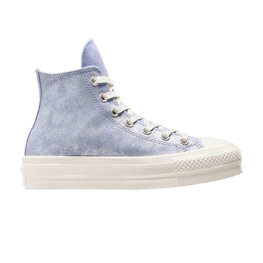 Converse Wmns Chuck Taylor All Star Lift Platform High 'Suede Shimmer - Lilac Pewter' | Purple | Women's Size 10