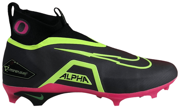 Nike Alpha Menace Elite 3 SMU Oregon   Breast Cancer Awareness PE