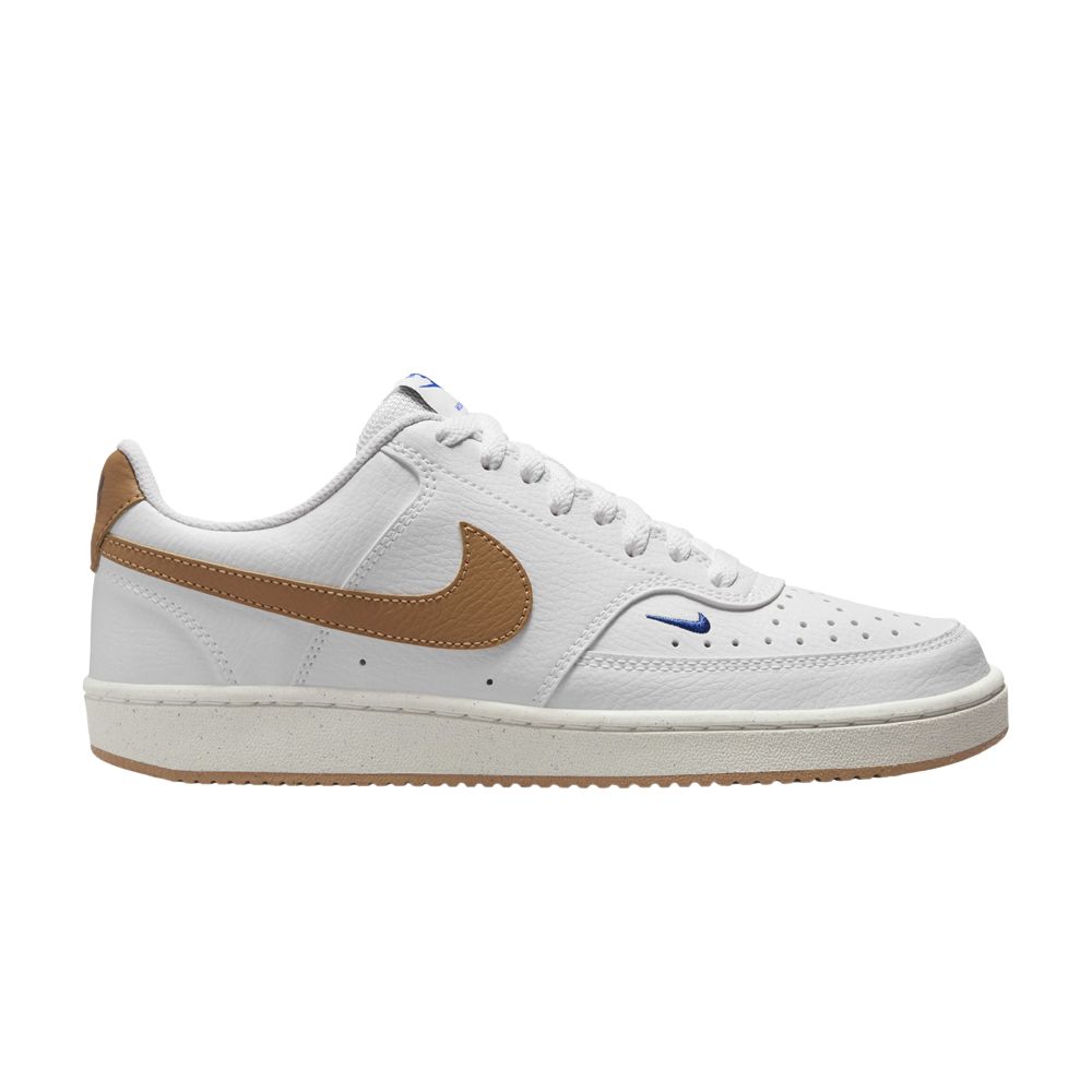 Pre-owned Nike Wmns Court Vision Low Next Nature 'white Flax' | Women's Size 6